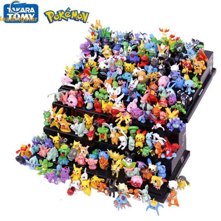 LEADINGSTAR Pengiriman CEPAT 24 Pcs/Set Tomy Pokemon Angka Model ...