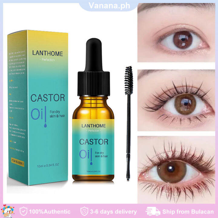 Natural Castor Oil Eyelash Growth Treatment Eyebrow Rapid Growth Liquid