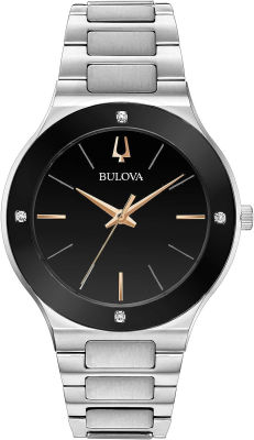 Bulova Mens Watch Silver Tone