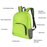 20L น้ำหนักเบา Packable Backpack Travel Hiking Daypack Foldable