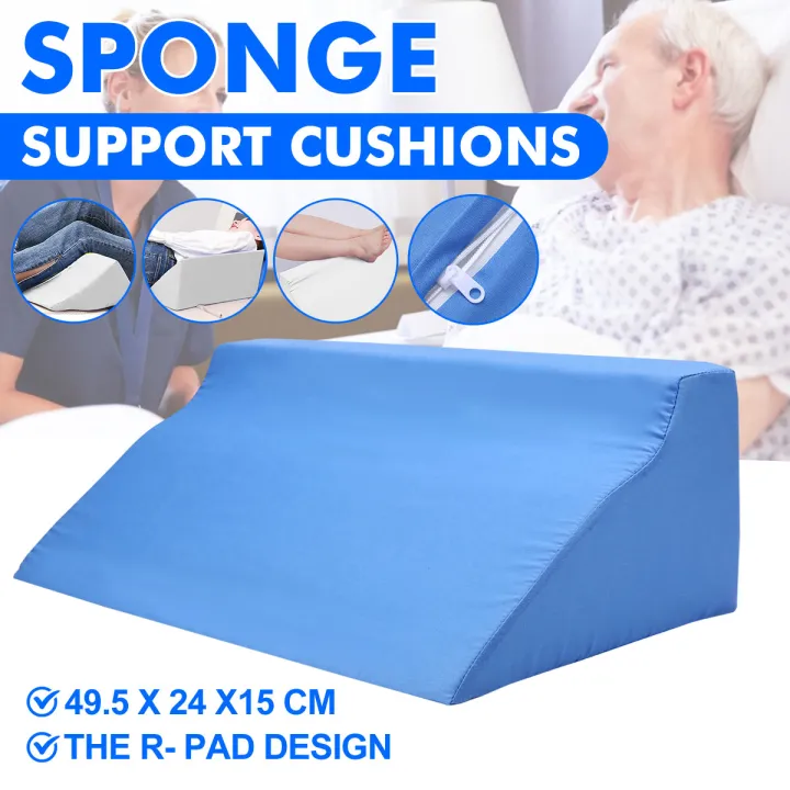 Acid Reflux Foam Bed Wedge Pillow Elevation Cushion Back Leg Lumbar