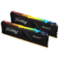 RAM 16GB (8GBx2) 3200 KINGSTON FURY BEAST RGB DDR4 (KF432C16BBAK2/16) PC (แรมพีซี)