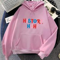 Red White And Royal Blue History Hub Y2K Japanese Streetwear Women Lettter Print Casual Hoodies 2023 Autumn Winter Sweatshirts Size Xxs-4Xl