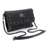 [Baozhihui]กระเป๋าถือผู้หญิง Rivet Gothic Skull กระเป๋า Chain Messenger กระเป๋าสะพายข้าง