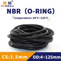 【hot】 NBR O Gasket Thickness CS1.5mm OD4-125 and Wear Resistant Automobile Nitrile Rubber O-Ring