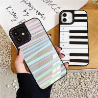 CASETiFY เคสโทรศัพท์มือถือ Tpu ลายเปียโนสีรุ้งกันกระแทกสําหรับ Iphone 13 Pro MAX 12 11 Pro MAX XR X XS MAX 7/8 Plus SE2020