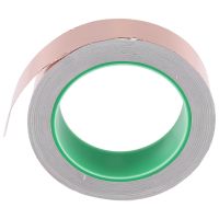 Copper Foil Tape 20Mx30 Mm Wide Adhesive Copper Foil Tape Barrier Tape Double Conductive Self-Adhesive Copper Foil Tape