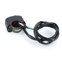 1X Universal Motorcycle Handlebar Flameout Switch ON OFF Button for Moto Motor A Bike DC12V10A Black