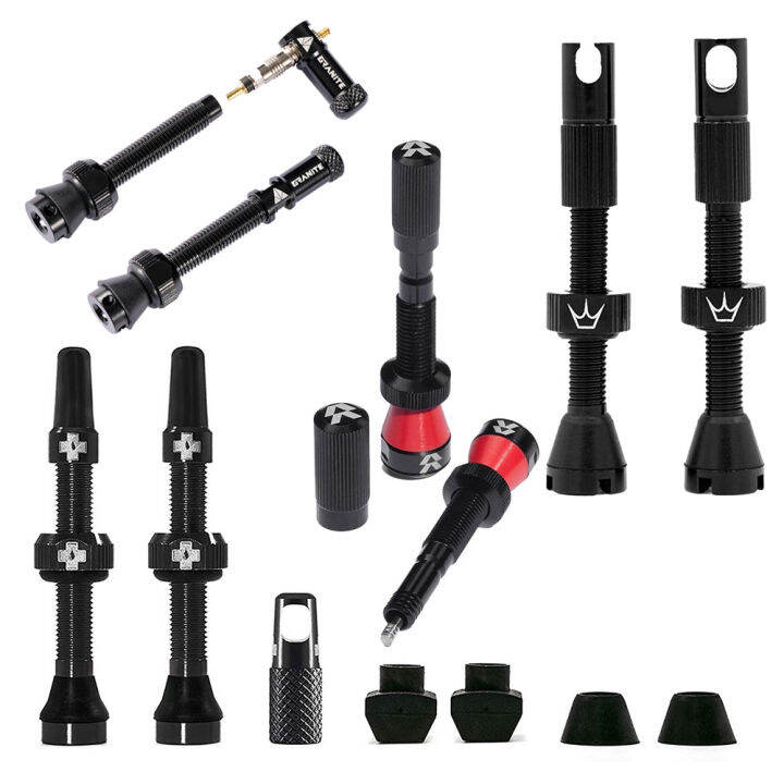 Crank brothers Granite Juicy Muc Off Tubeless Presta Valves, cap 44mm