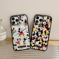 เคสโทรศัพท์เซลล์การ์ตูน Mickey Mouse น่ารักสำหรับ iPhone 14 Pro Max 14Plus ฝาครอบโทรศัพท์กลับยากกันกระแทกสำหรับ iPhone 13 Pro Max 13Pro 13 Mickey เคสโทรศัพท์ S สำหรับ12 11 Pro Max XR XS X 8 7 Plus เคสห่อหุ้ม Se