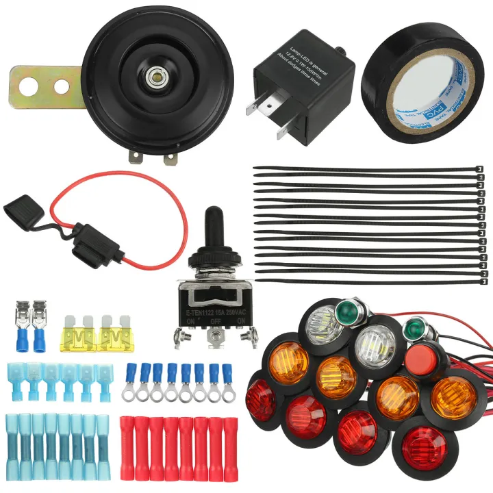 1SET DIY ATV UTV Turn Signal Street Legal LED Light Kit fOR Horn