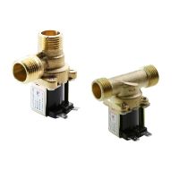 Solenoid Valve 220V DC 12V DN15 G1/2 1/2 Brass Electric Solenoid Valve Normally Closed Water Inlet Switch with Filter New Valves
