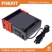 Foriot  MH1210W เทอร์โมสตัตดิจิตอล AC 110-220V DC 12V 24V 10A สวิทช์ควบคุมอุณหภูมิ Ttemp Meter Thermoregulator สำหรับกล่องฟักไข่