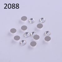 (24Pcs) Original Crystals from Austria 2058 XILION 2088 XIRIUS Rose No Hotfix Flat Back Rhinestone Strass for Nail Art Jewelry