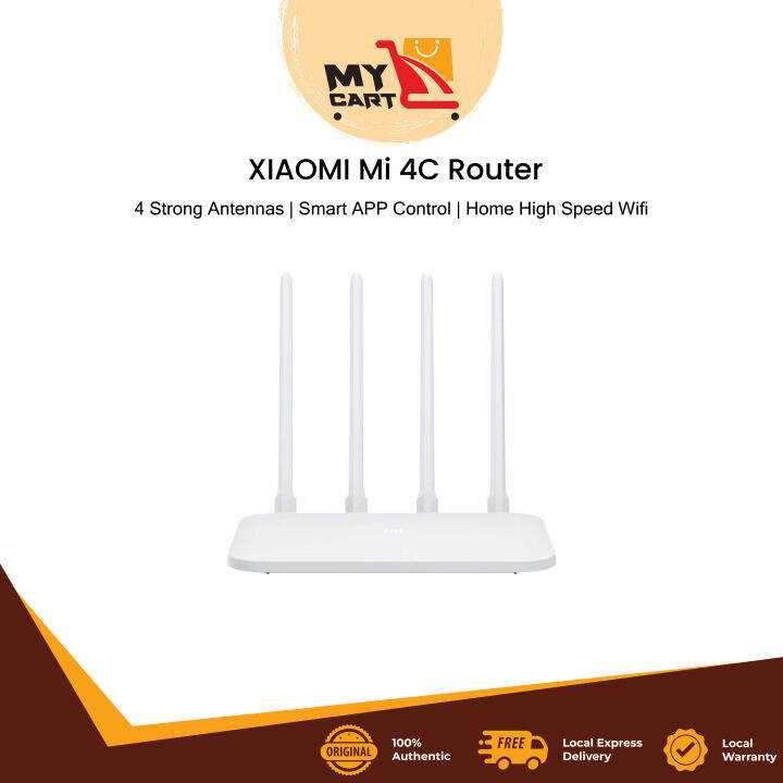 [Global Version] Mi Router 4C > 300Mbps High Speed 4 Antennas for Wider