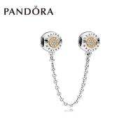 แพนดอร่า ชาร์ม ​​DIY อุปกรณ์เสริมผู้หญิงเครื่องประดับ PANDORAˉ Classic 925 Silver + 14K Gold 796269CZCN `Beaded Safety Chain Safety Chain 787601 Safety Chain DIY accessories Women Jewelry PANDORAˉ charm