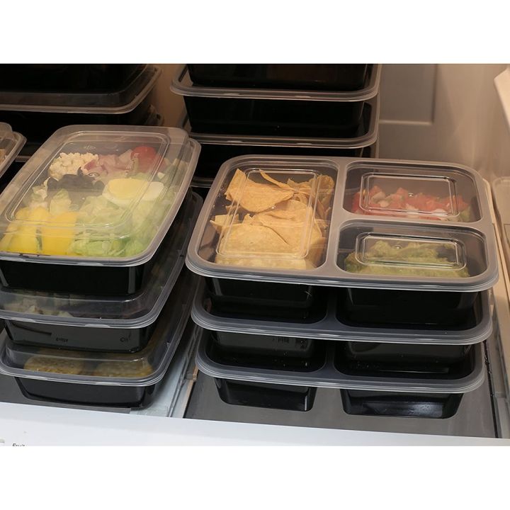 20-pcs-plastic-reusable-bento-box-meal-storage-food-prep-lunch-box-3-compartment-reusable-microwavable-containers-home-lunchbox