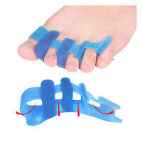 2 ชิ้น = 1 ชิ้น Four-Hole Toe Valgus Separator Thumb Corrector Orthopedicmat สำหรับ Feet Soft Comfort Care Tool Pads คุณภาพสูง