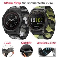 ✳✶♂ Tactix 7 Pro 26mm Smartwatch For Garmin Fenix 6X Pro 7X 5X Plus 3 3HR Enduro 2 Mk1 Mk2i Bracelet Nylon Bands Quick Easyfit Strap