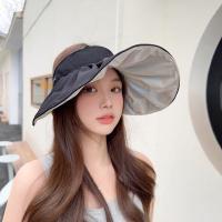 COD KKW MALL Beach Hat Women Topi Budak Perempuan Fishing Cap Topi Pantai Wanita Bucket Hat UV Protection Hat Summer Topless Fisherman Sun Cap Hiking Wide Brim Hat Bucket Cap MZ-8351帽子女漁夫帽女空顶贝壳帽遮陽帽防曬帽沙灘帽发箍太陽帽成人户外跑步大檐显脸小帽子