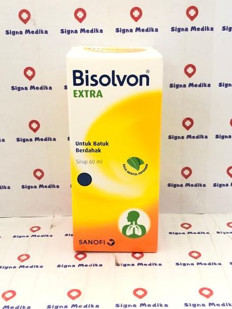 Bisolvon Extra Sirup 60ml Rasa Menthol Pepermin - Obat Batuk Berdahak ...