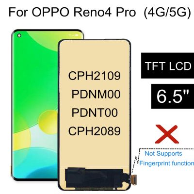 6.5 "TFT สำหรับ OPPO Reno4 Reno 4 Pro 5กรัม PDNM00 CPH2089จอแสดงผล LCD Touch Screen Digitizer สมัชชาสำหรับ CPH2109จอแสดงผล LCD