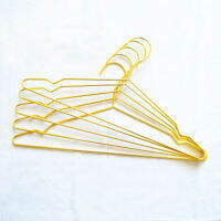 10pcs AdultChildren Kids Rose Copper Gold Shiny Metal Wire Coat Clothes Closet Hanger