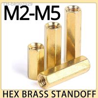 ¤  M2 M2.5 M3 M4 M5 PCB Boards Spacer Copper Pillar Hex Brass Standoff Nut Computer Motherboard Column Rack Stud Hexagon Bolt Screw