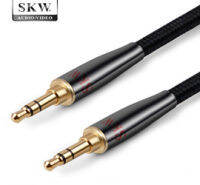 SKW AUX 3.5mm Jack Cable 0.5M 1M 1.5M 2.0M 3M Male To Male For Soudbox Headphone Smartphone Ipad Laptop MP3 CD And Car