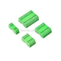 5Sets 15EDGRK 3.81mm 2/3/4/5/6 pin right angle screw terminal block connector 3.81MM pitch Plug Pin Header Socket