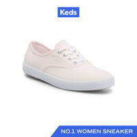 KEDS รองเท้าผ้าใบ แบบผูกเชือก รุ่น CHAMPION SEASONAL CANVAS สีชมพูอ่อน ( WF66868 )