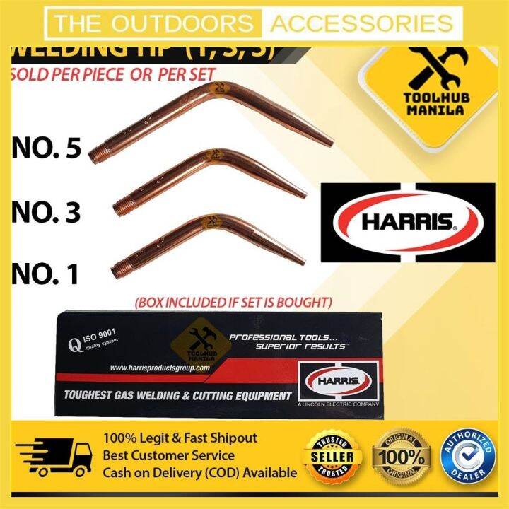 ORIGINAL Harris Welding Tip Acetylene ( 1 3 5) Lazada PH
