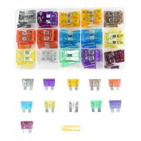 150pcs Standard Car Fuses Assortment Blade Fuse 2A 3A 5A 7.5A 10A 15A 20A 25A 30A 35A 40A for Auto Car Truck with 1 Storage Box Fuses  Accessories