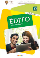 Edito niveau : A2 student book หนังสือนักเรียน A2 (นำเข้าของแท้100%) 9782278083190 | Edito niveau A2 2016 LIVRE + DVD ROM