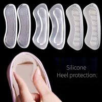 Silicone Heel Protectors Womens Shoes Heel Cushion Foot Care Products Non Slip Shoe Pads for High Heels Adjustable Size Insoles Shoes Accessories