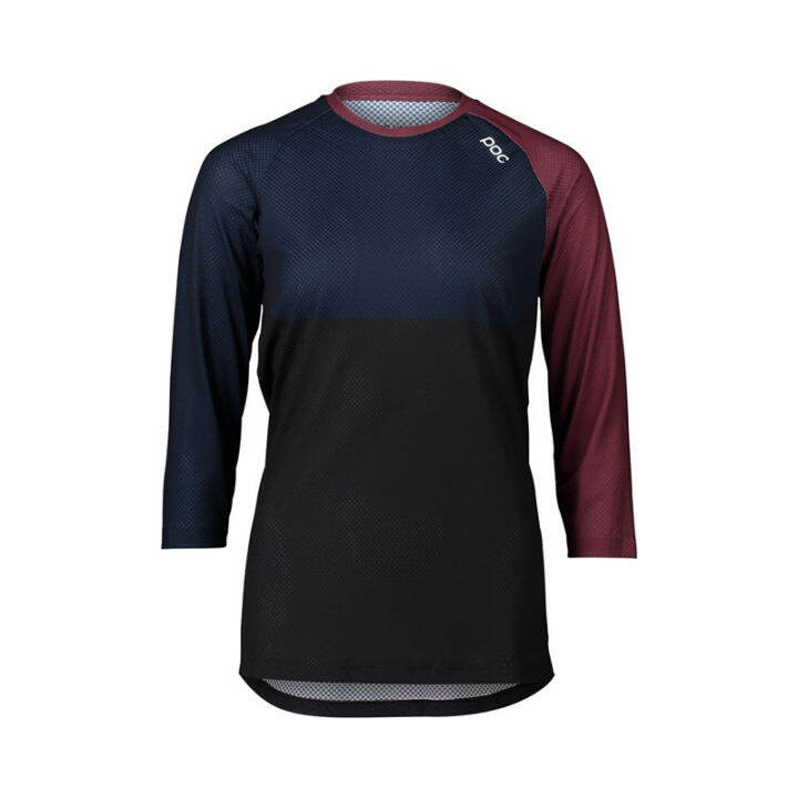 poc-hot-selling-womens-mountain-bike-cross-country-cycling-sweatshirt-casual-34-long-sleeved-downhill-speed-dry-wicking