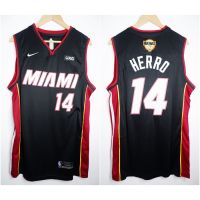 Jersey BASKET NBA MIAMI 14 TYLER HERRO Black FINALS 21/22