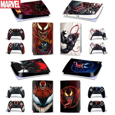 Venom Carnage PS5 Digital Edition Skin Sticker Decal Cover for PlayStation 5 Console and 2 Controllers PS5 Skin Sticker Vinyl