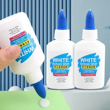 40 ML White Latex Glue, Quick Dry Glue, Glue for Model, Hand Adhesive Glue  Washable Cardboard Wood Glue Multipurpose White Glue for bonding DIY Craft