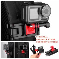 ▦✟ Sports Camera Backpack Clamp for Gopro 8/7/6/5 for DJI Osmo Action/Pocket Clip Mount Xiaomi Yi 4K Lite SJCAM SJ4000 EKEN H9/H9R