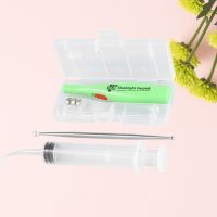 【cw】 Ear Pick Earwax Wax Led Cleaner Removal Cleaning Digger Remover Curette Tools Syringe Irrigation