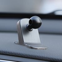 ✔☁ 17mm Ball Head Car Air Vent Clip Mount Phone Stand Holder Car Dashboard Suction Sticking Mobile Phone Holder Base Astounding