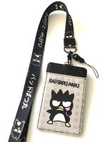 Bad bad maru สายคล้องคอ สายคล้องบัตร ที่ใส่บัตร ซองใส่บัตร พร้อมสายคล้องคอ ลาย   big  แบด แบด มารุ ดำ งานดี สวยงาม สำหรับ บัตร 6x8 cm (body 7x11cm) BY PMY