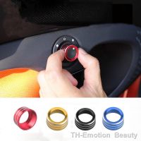 【hot】❁  Alloy Car Interior Decoration Rearview Mirror Adjust Knob Cover Trim for Fortwo Forfour Styling Accessories