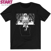 START  เสื้อยืดถูกๆ  Tshirt  เสื้อยืด ผ้าฝ้าย พิมพ์ลายอนิเมะ Hunter x Hunter HxH Kurapika สําหรับผู้ชายเสื้อยืดแขนสั้นพิมพ์ลายสไตล์สตรีท