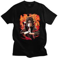 (เตรียมจัดส่ง)T Shirt for Men Cotton Cal Manga T-shirt Short Sleeve Naruto Shippuden Tee Tops Fitted Clothing Anime Gift Idea