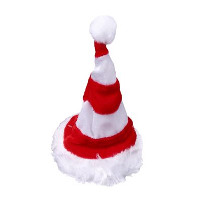Christmas Cute Set Cat Puppy Red Hat With Muffler Fashion Gift stripe