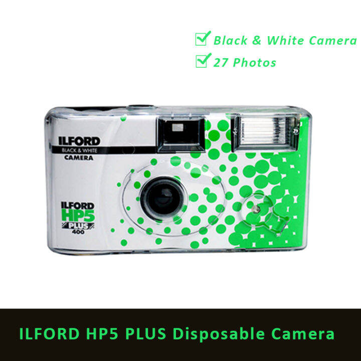 ILFORD HP5 PLUS 35mm SINGLE USE DISPOSABLE BlACK AND WHITE Film 27EXP Photo CAMERA Lazada PH