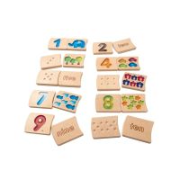 PLANTOYS NUMBER 1-10 (GRADIENT) ของเล่นไม้ แปลนทอยส์ ตัวเลข 1-10 (2y+)