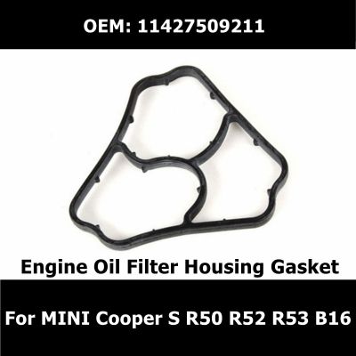 11427509211 Car Engine Oil Filter Housing Gasket Fit For BMW MINI Cooper S JCW R50 R52 R53 B16 11 42 7 509 211 Auto Parts